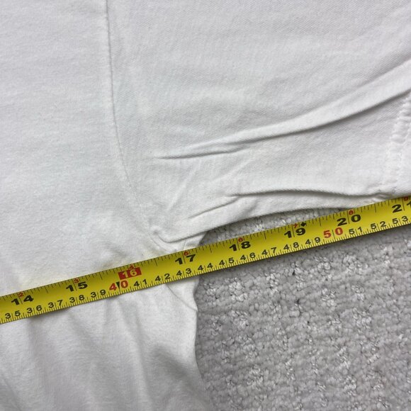 Y2K Oneill Shirt Men's S White Short Sleeve Surf Beach Graphic Tee Abstract - Picture 7 of 14